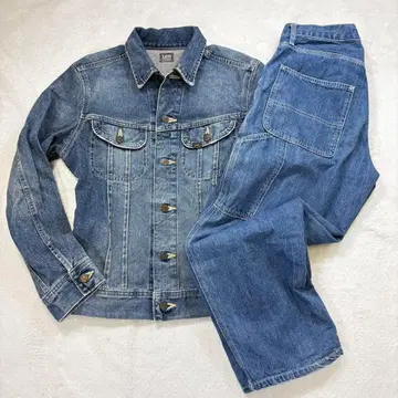 새상품급 Lee 데님 자켓 데님 페인터 팬츠 셋업 M 상당