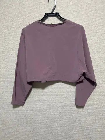 DANSKIN 퍼플 크롭 T셔츠 M