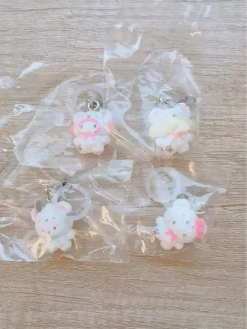 산리오 캐릭터즈 메지루시 액세서리 ~푹신푹신 스노우 4종 세트