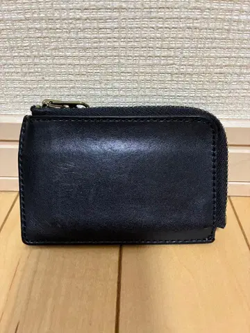 텐더 로인 가죽 코인 케이스 블랙 TALON 지퍼