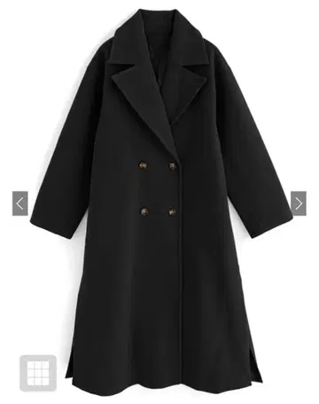 GRL 사이드 슬릿 더블 버튼 체스터 코트[ze759]