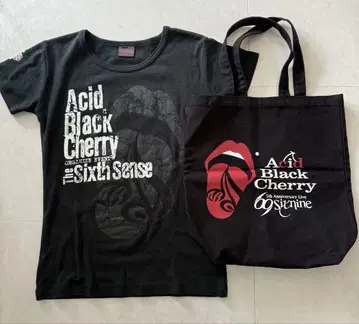 Acid Black Cherry 토트백 T셔츠 sixthsense