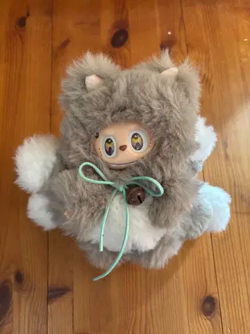 미사용 새상품 귀여운 베이지색 러브브 구미호 봉제 인형