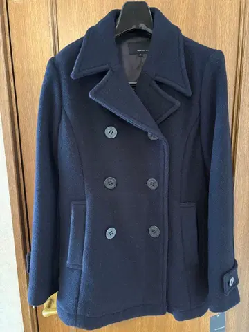 울 네이비 피코트 미사용품