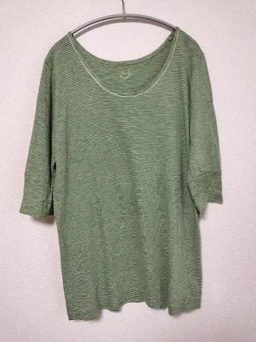 45rpm DASH AI INDIGO ORGANIC 보더 티셔츠 2