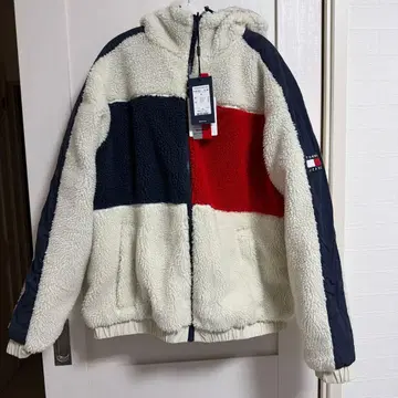 타미힐피거 데님 자켓 리버서블 화이트 네이비