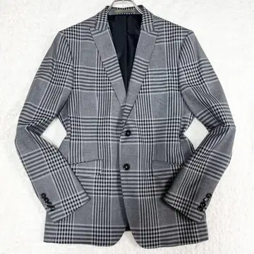 최고급 자라 테일러드 자켓 체크 올 패턴 L 사이즈 상당 ZARA MAN