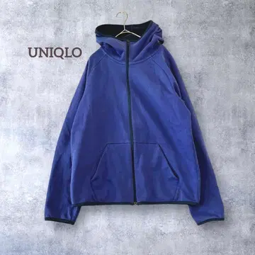 [ 유니클로 ] 스트레치 보아 플리스 풀 집업 후드티 남성용 긴팔