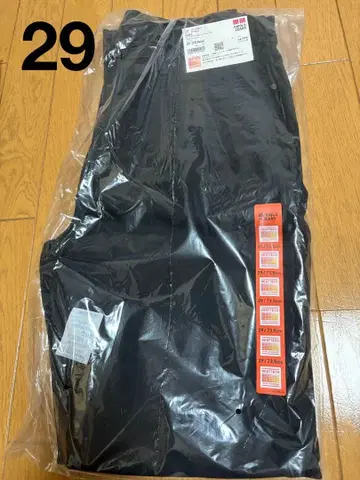 유니클로 히트텍 울트라 스트레치 슬림 청바지 블랙 사이즈 29