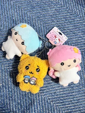 최고심 산리오 페어 마스코트 리틀트윈스타