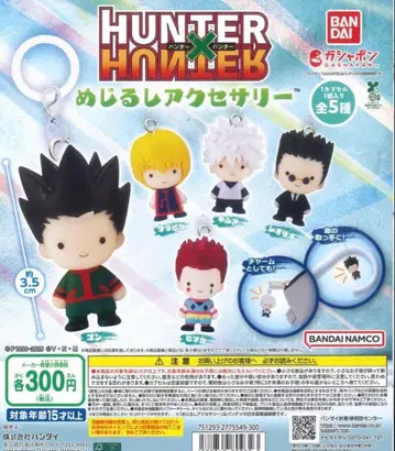 HUNTER x HUNTER 메지루시 액세서리 전 5종 컴프 세트