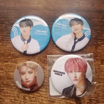 ATEEZ 성화 캔뱃지 4개 세트