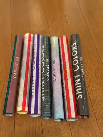 샤이니 컬러즈 애니메이트 특전 Canvas 클리어 포스터