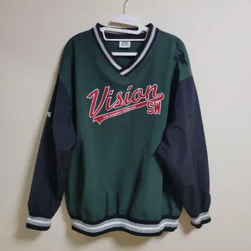 Vision 나일론 자켓 그린/블랙