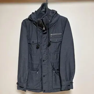 TK MIXPICE 후드 부착 자켓 XL 그레이