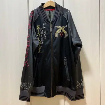 미야비유우 자수 장식 블랙 스카잔 오다 노부나가