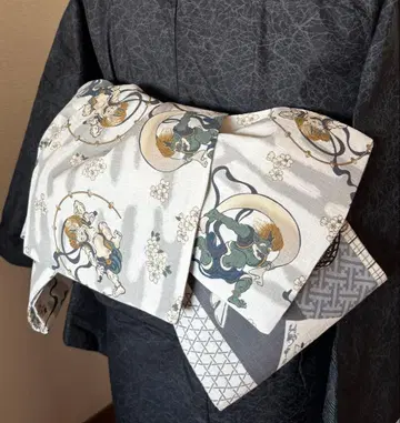 어른용 헤코오비 후진라이진과 칸쥬반 패턴