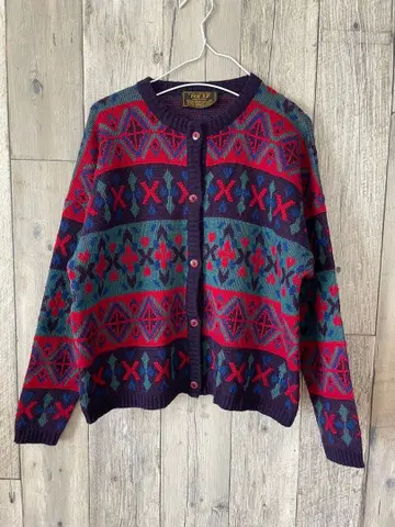 80s-90s pop84 스웨터 피셔맨 니트 이탈리아제