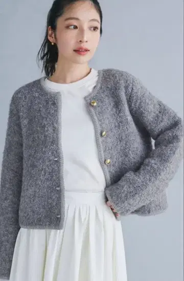 베이스먼트 온라인 니트 자켓