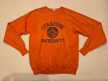 러셀 90s 구제 맨투맨 오렌지