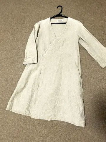 SARAXJIJI 천연 린넨 카슈쿨 원피스 S