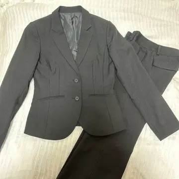 AOKI 여성용 블랙 수트 셋업 상하의 세트