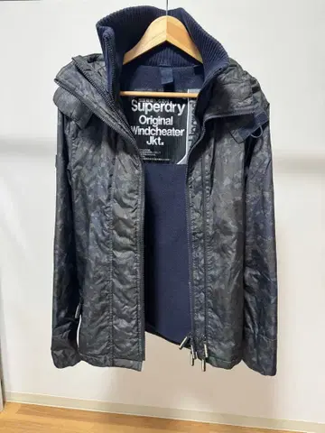 superdry 극도 건조시키다 밀리터리 자켓 윈드 브레이커 카모플라쥬