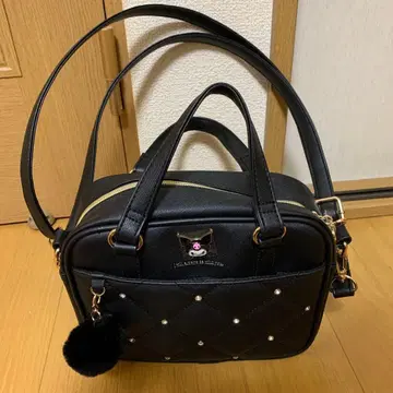 산리오 쿠로미 2WAY 숄더백 비쥬 인조 가죽