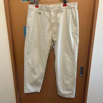 SOPHNET. 와이드 테이퍼드 크롭 팬츠 L 화이트