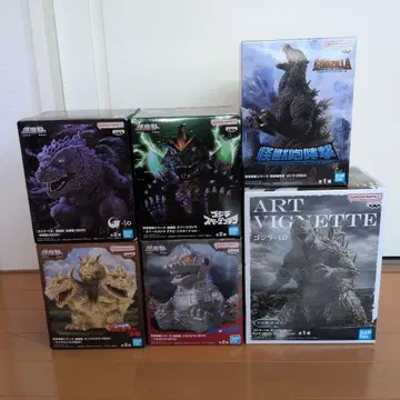 고질라 계열 피규어 6체 세트