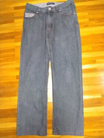 RECON 그레이 스트레이트 레그 데님