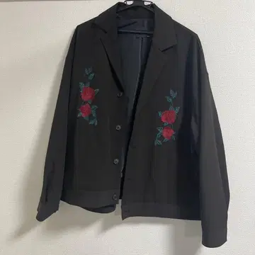 HARE 자수 사슴 블루종