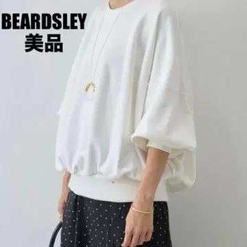 BEARDSLEY 벌룬 슬리브 화이트 맨투맨