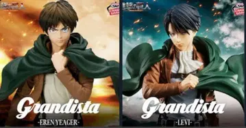 2세트 진격의 거인 피규어 엘렌 리바이 그란디스타