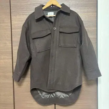 AMERI 코쿤 코트 아우터 브라운