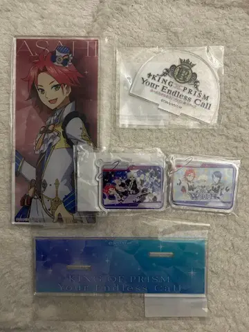 킨츠아 아사히 Anisugar 페어 아크릴 플레이트 WITH 아크링 키링