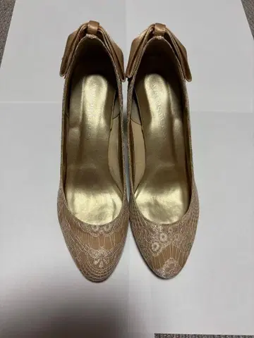 vanity beauty 레이스 리본 포함 하이힐 파티