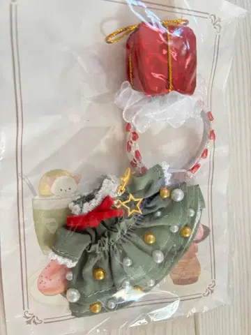 미니 브라이스용 크리스마스 드레스 미사용 새상품 작가님