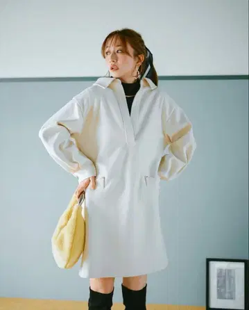 [ 새상품급 ] JUSGLITTY 스키퍼 미니 원피스 S