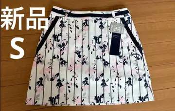 새상품 택 포함 Callaway 골프 스커트 꽃무늬 스트라이프