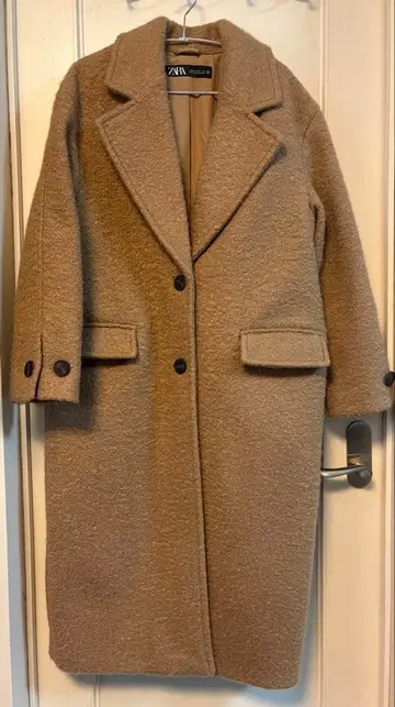 새상품급 ZARA 롱 코트 카멜