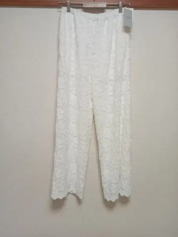 SLOBE IENA fluffy lace 이지 팬츠