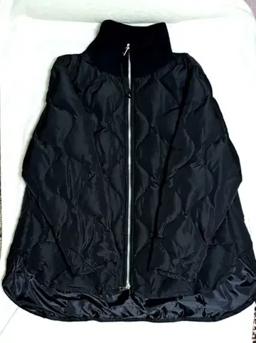 VIANTE 비안테 리브 카라 부착 다운 자켓 블랙