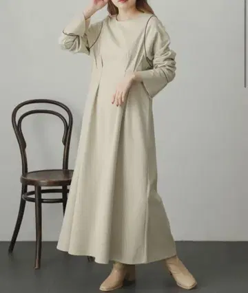 SENSE OF PLACE 허리 마크 컷 원피스