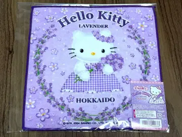 꽃집 한정판 헬로키티 푸치 타월 홋카이도 라벤더