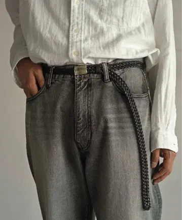 shiun/SLIDE BUCKLE MESH BELT