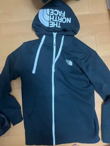 THE NORTH FACE 풀 집업 후드티 블랙