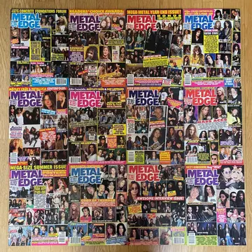 메탈 엣지 서양 POP 잡지 1994년 12권 세트
