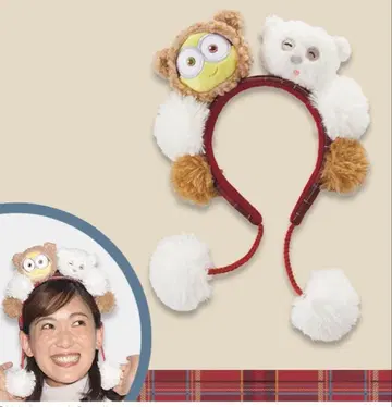 USJ 미니언 크리스마스 머리띠