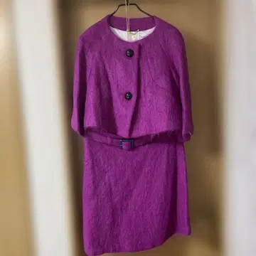 마치코진트 퍼플 셋업 자켓 스커트